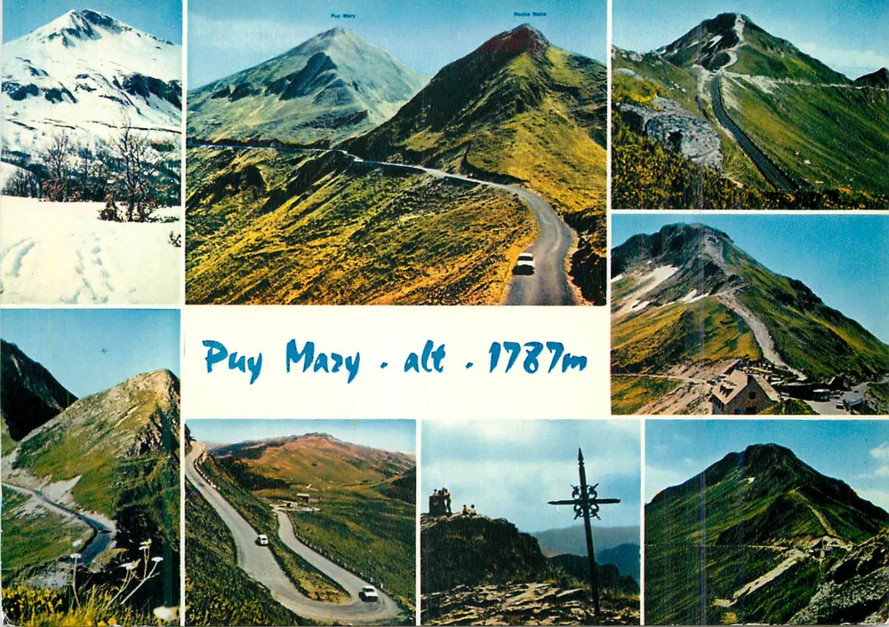 Puy Mary - alt. 1787m — Montanhas nevadas e estradas sinuosas — MEXICHROME - Frente
