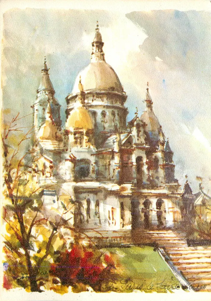 Sacre-Cœur w Montmartre — akwarela — Wydawnictwo Art Pictural S.A. - Awers