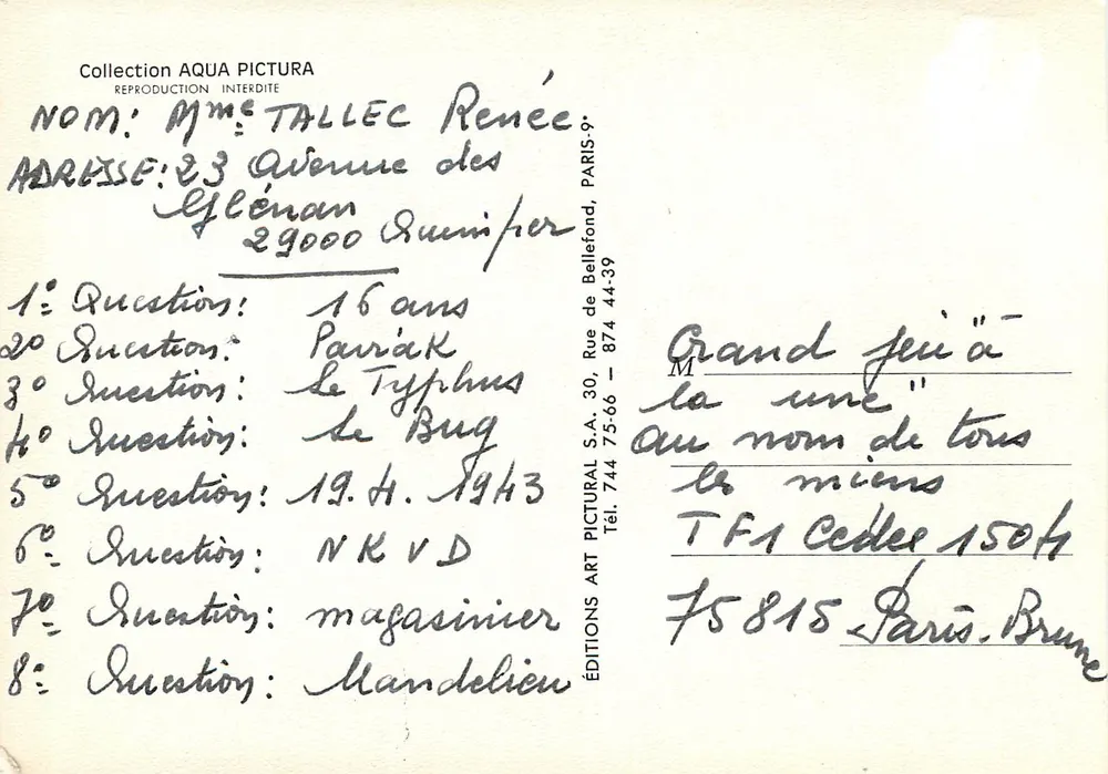 Sacre-Cœur w Montmartre — akwarela — Wydawnictwo Art Pictural S.A. - Rewers