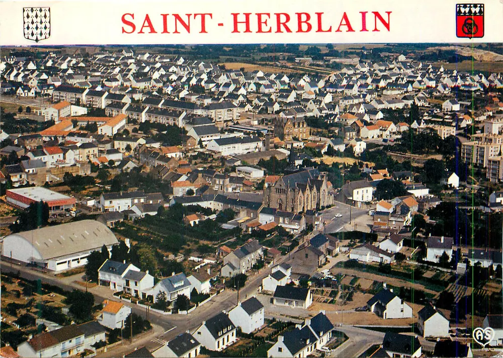 Saint-Herblain — Aerial view of the town — Artaud Frères - Front