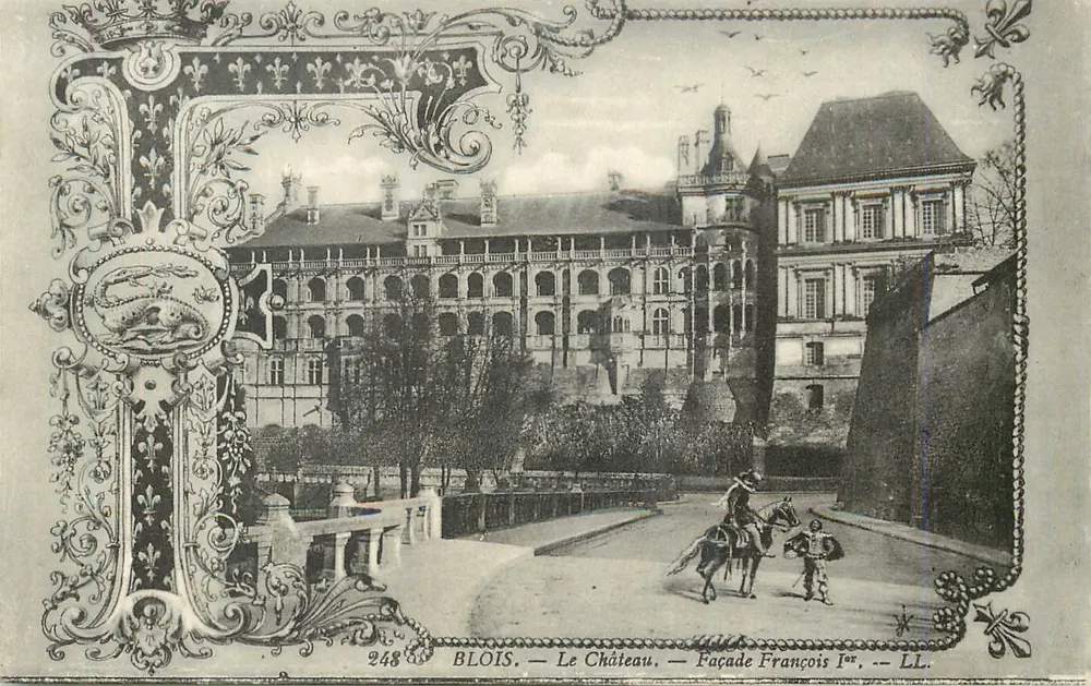 Blois — Le Château — Façade François Ier — LL. — N° 248 - Recto