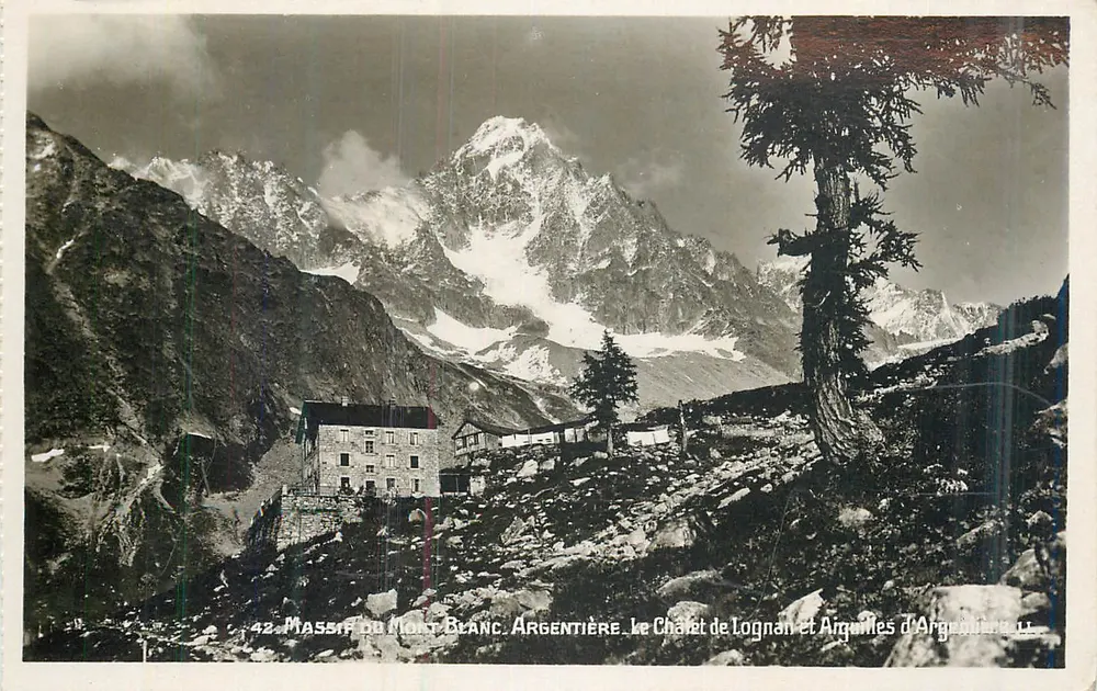 Massif du Mont Blanc. Argentière — Le Chalet de Lognan et Argouilles d'Argentière — Nr. 42 - Vorderseite