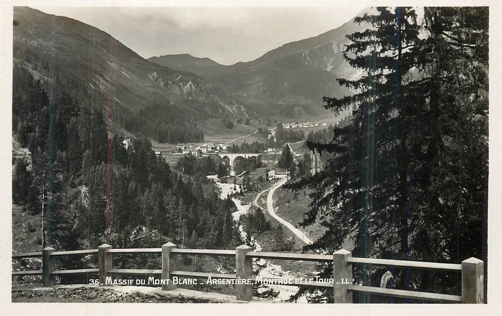 Massif du Mont-Blanc — Argentière, Montrouge und Le Tour — LL. — n°36 - Vorderseite
