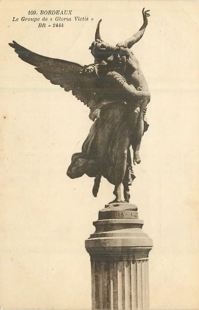 Bordeaux — Le Groupe de « Gloria Victis » — Bloc Frères, n° 2444 - Recto