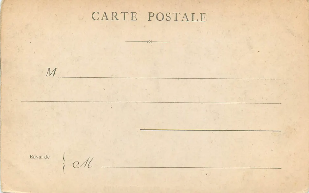 Paris — L'Allée des Accacias — sans éditeur ni numéro visible - Verso