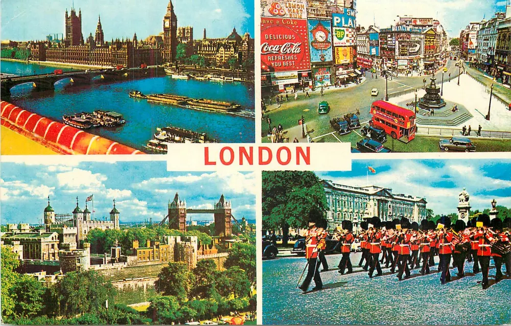 London — panoramic view — THE PHOTOGRAPHIC GREETING CARD CO. LTD., LONDON, n°1314 - Front