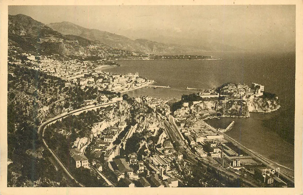 Mônaco - Monte-Carlo — Vista panorâmica — Edições Yvon, Coleção « Costa Azul », n° 106 - Frente