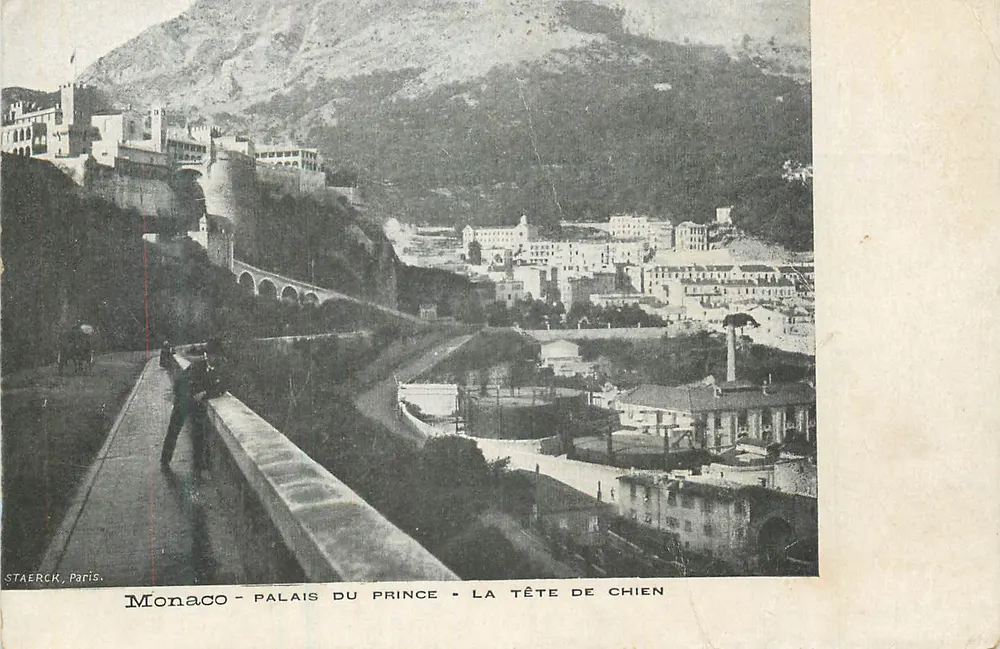 Monaco - Palast des Prinzen - La Tête de Chien — Staerck, Paris - Vorderseite
