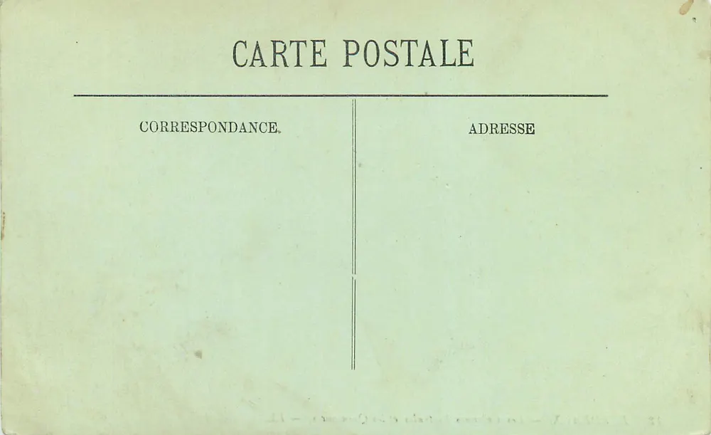Bordeaux — Die Rostralkolonnaden und die Quinconces — LL. - Rückseite