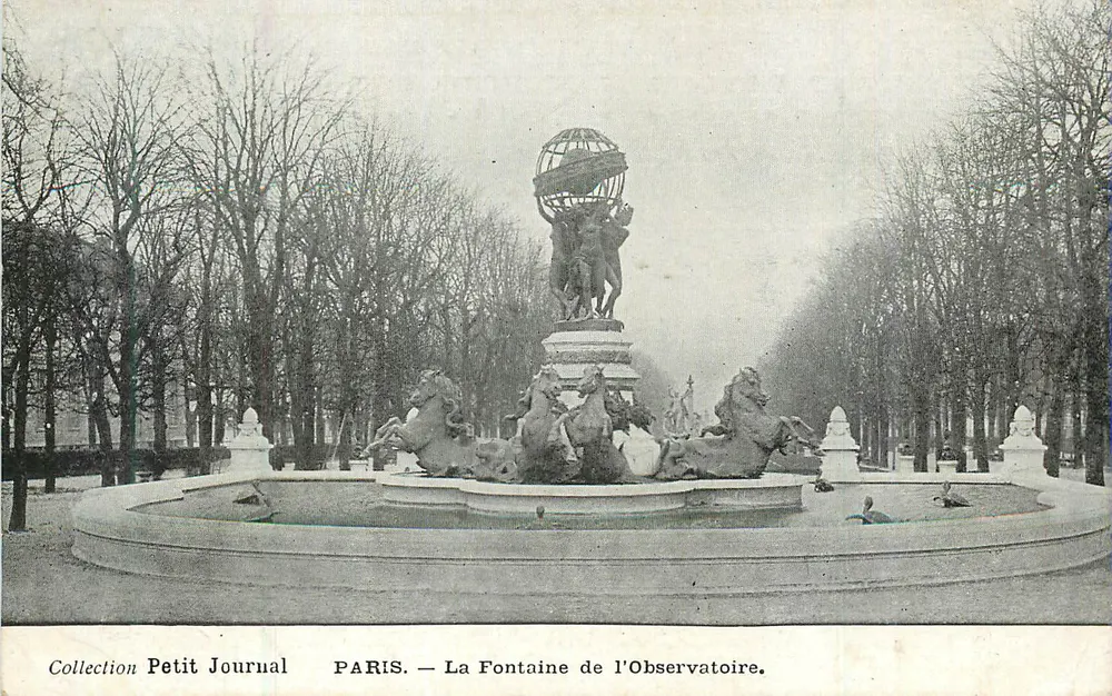 PARIS — La Fontaine de l'Observatoire — Collection Petit Journal - Recto