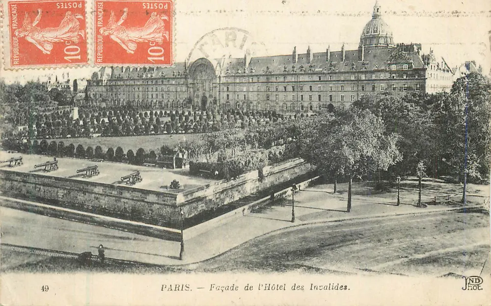 PARIS — FACHADA DO HOTEL DES INCALIDES — NDHOT - Frente