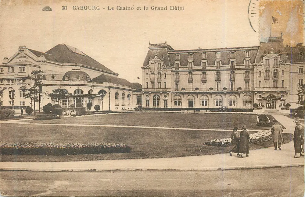 Cabourg - Das Casino und das Grand Hotel — Verlag G. Alsacienne des Arts Photomécaniques, Nr. 21 - Vorderseite