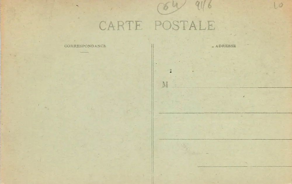 PAU - A Cadeia dos Pirineus — Marcel Delbroy, Photorypyle, Bordeaux, n°57 - Verso