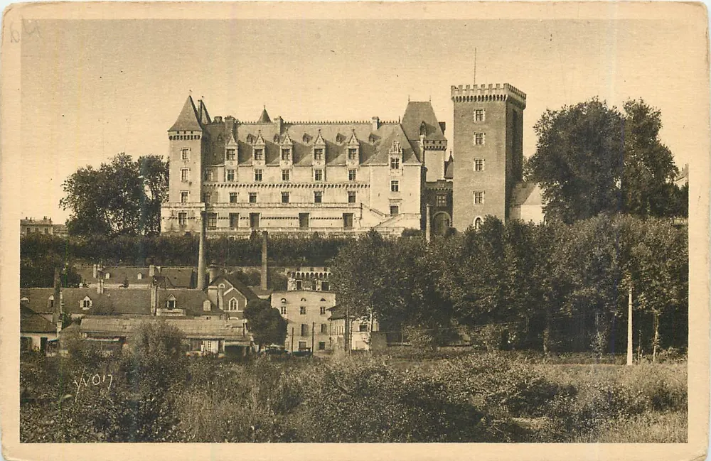 Pau — O Castelo visto da Vale — Édition d'Art YVON, Paris - Frente