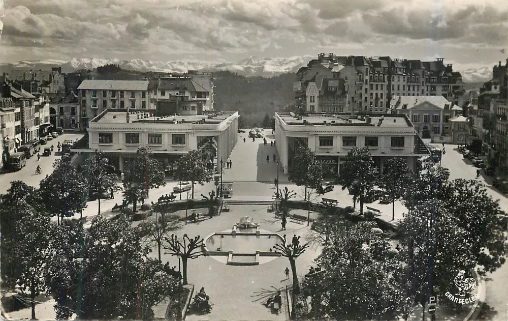 Place Clemenceau und die Pyrenäen — Granteclès — Éditions Granteclès - Vorderseite