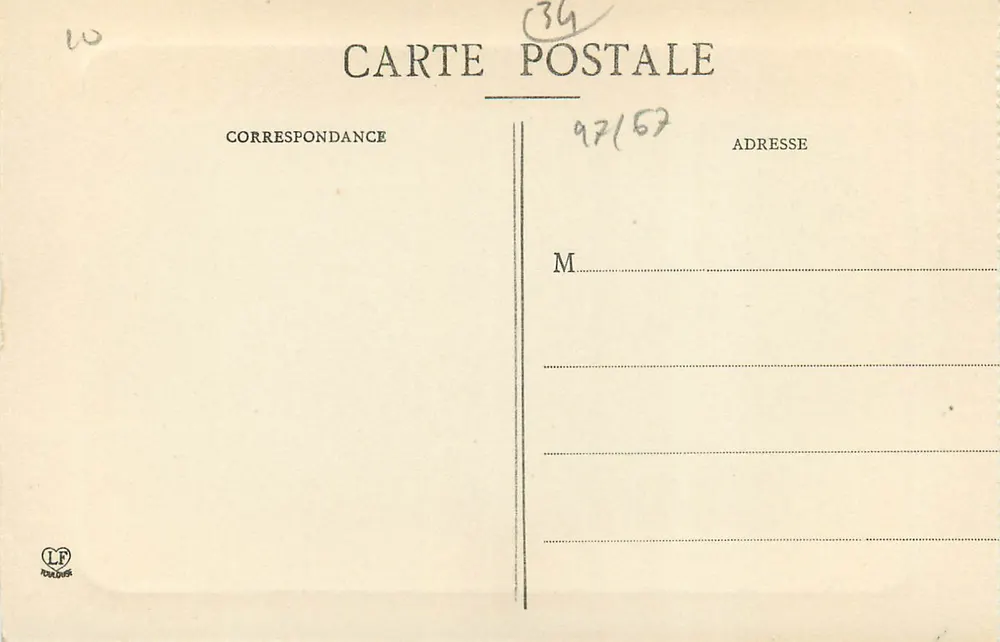 Luchon — Pieczara Piekielna — Fototypia Labouche Frères, Toulouse, nr 20 - Rewers