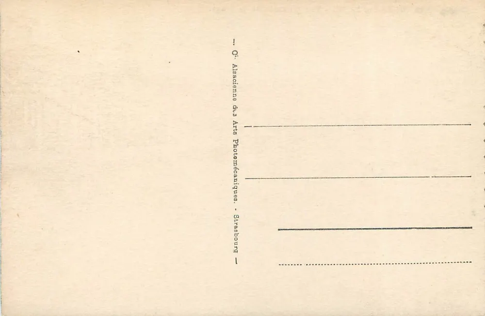 MERS-les-BAINS — Vista geral da Praia — Q. Alsacienne des Arts Photomécaniques, Strasbourg - Verso