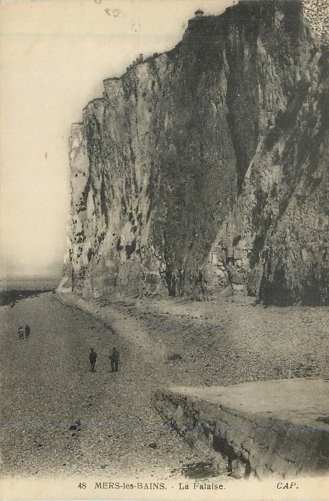 MERS-les-BAINS - A Falésia. CAP. - Frente