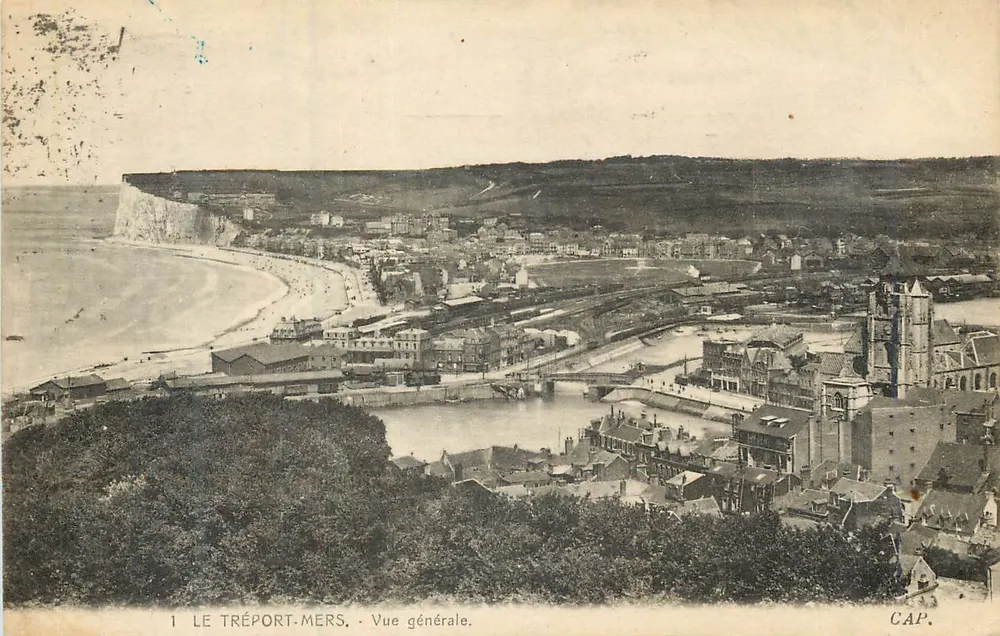 Le Tréport-Mers - Vista geral - CAP. - Frente