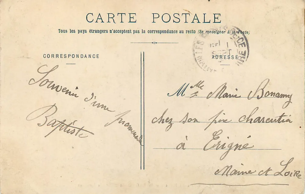 Kirche des Rosenkranzes und die Basilika von Notre-Dame de Lourdes — F.C. - 40 - Mancy - Rückseite