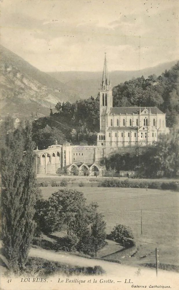 Lourdes - A Basílica e a Gruta — Galerias Católicas, n°41 - Frente