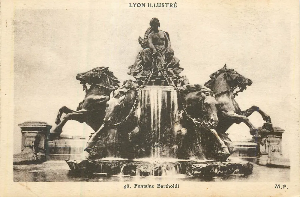 Fonte Bartholdi — Lyon — Lyon Illustré, n°46 - Frente