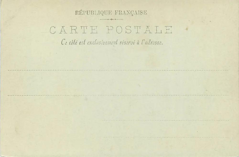 LYON — A Estátua de Carnot — LL. - Verso