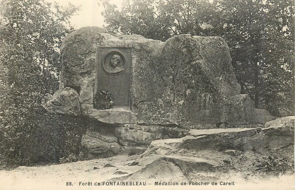 Wald von FONTAINEBLEAU — Medaille von Foucher de Careil - Vorderseite