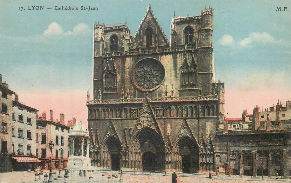 LYON — Catedral de São João — M.F. n°17 - Frente