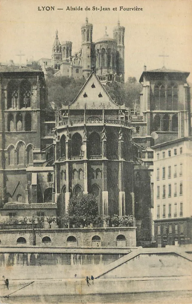 LYON — Abside de St-Jean e Fourvière - Frente