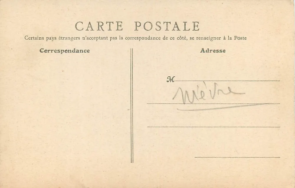 Nevers - A Porta do Croux — B.F., Paris, n°43 - Verso