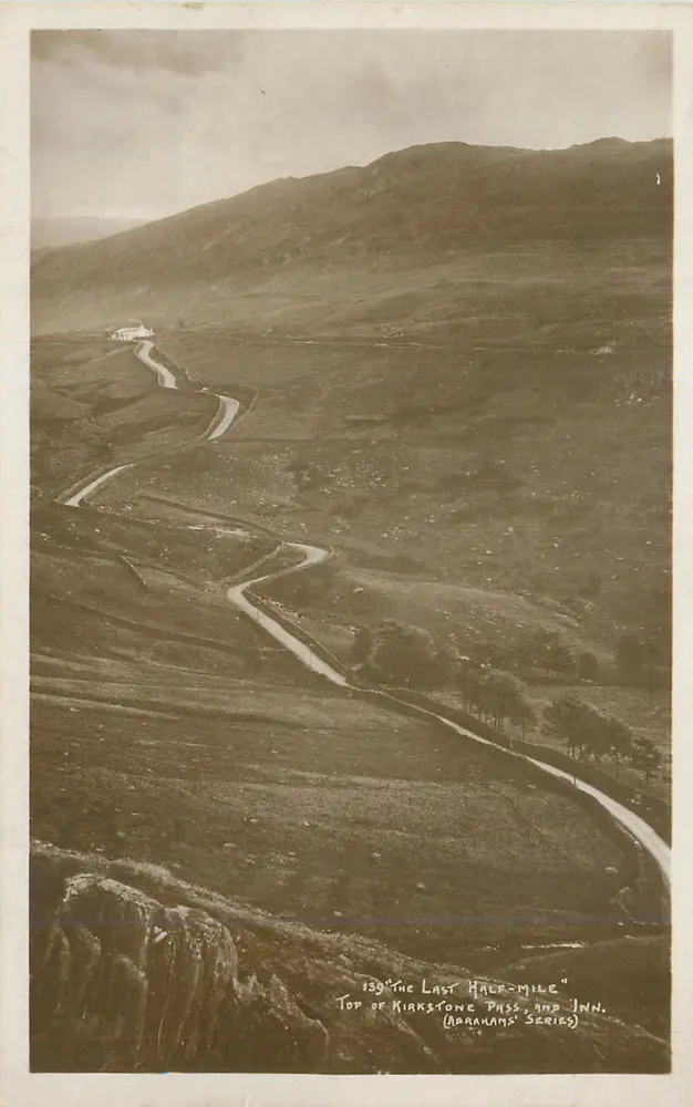 Gipfel des Kirkstone Pass und Gasthof — Die letzte Meile — Serie von Abraham — Nr. 139 - Vorderseite