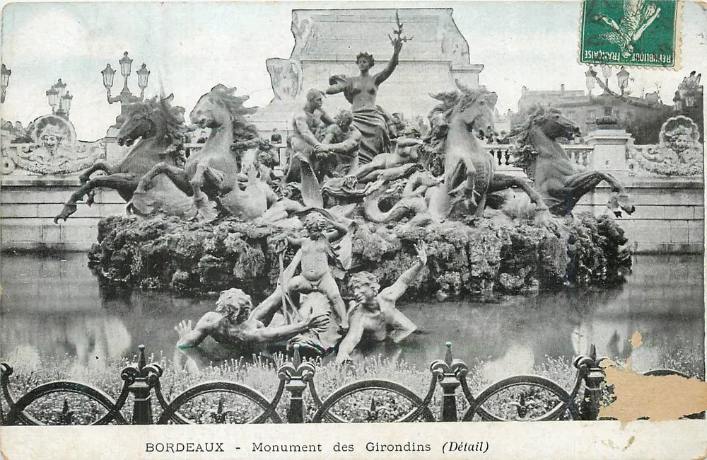 Bordeaux - Monument des Girondins (Détail) - Recto