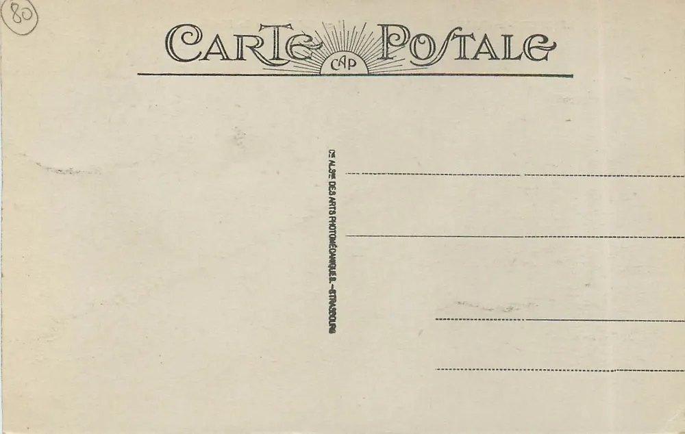 Mers-les-Bains — Les Falaises et la Plage — Cie. L'Âge des Arts Photographe - Arras - Verso