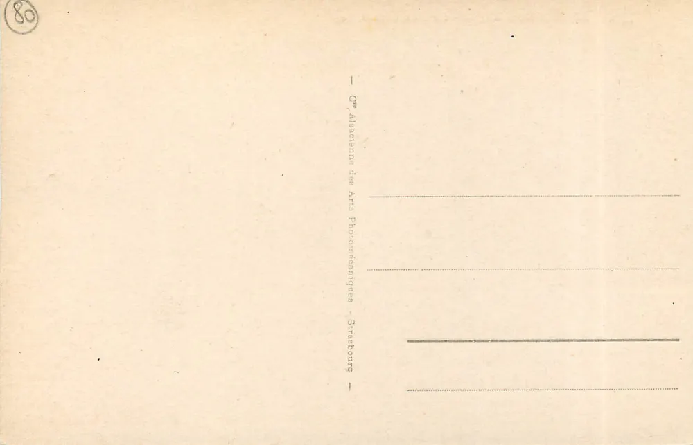 MERS-les-BAINS — O Mar Desmontado — Cie Alsacienne des Arts Phonochromatiques, Strasbourg - Verso