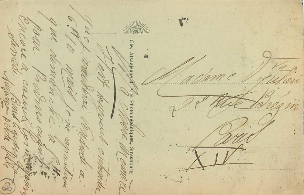 MERS-les-BAINS - Notre Dame de la Falaise — CAP. - Verso