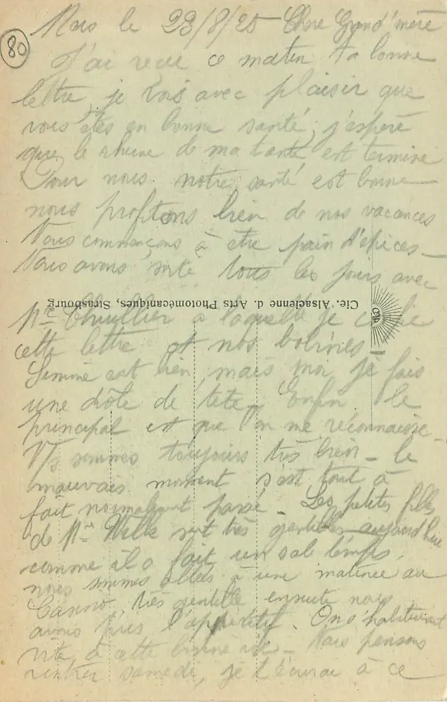 MERS-les-BAINS - Notre Dame de la Falaise — CAP. - Verso