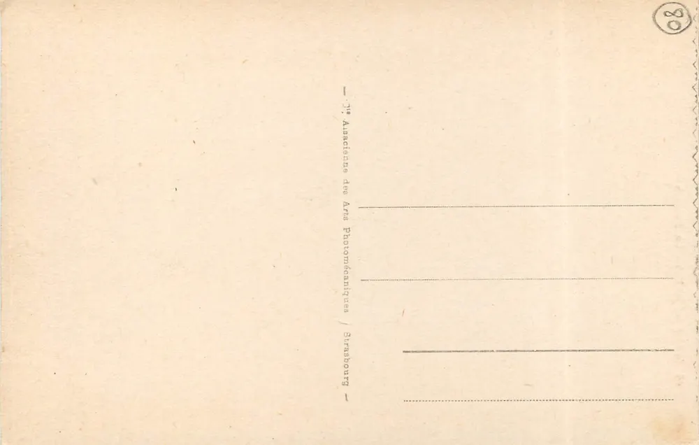 Mehs-les-Bains - A Falaise — editor n°48 - Verso