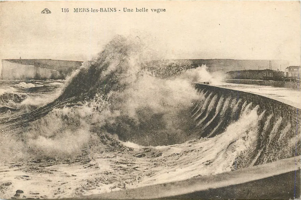 MERS-les-BAINS — Uma bela onda — n°116 - Frente