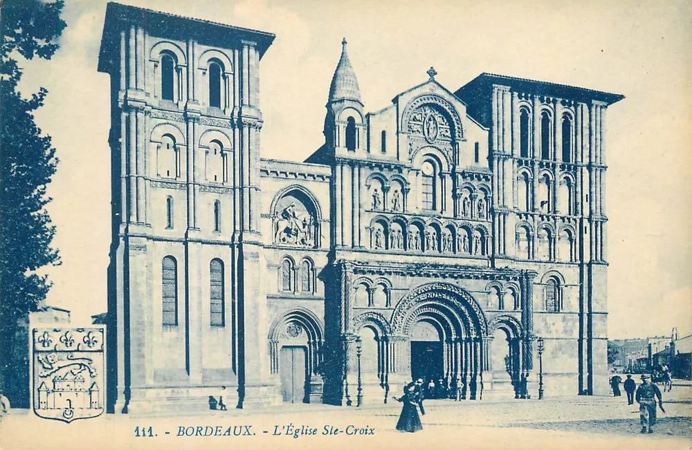 Bordeaux - A Igreja de Santa Cruz — G. Artaud, Nantes - Frente