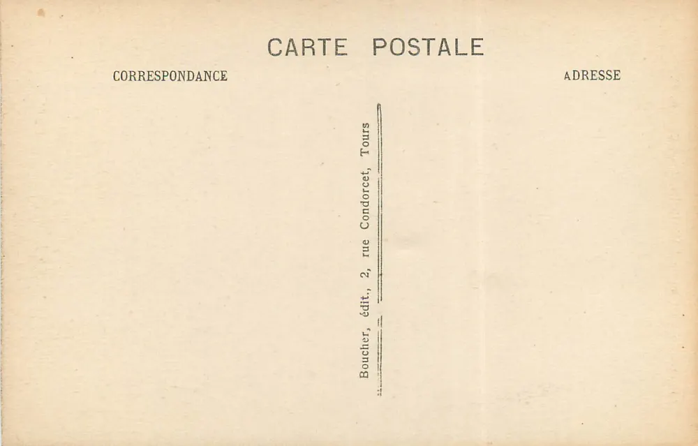 Ruínas do Castelo de Lavardin (L.-et-C.) — A. B. - Verso