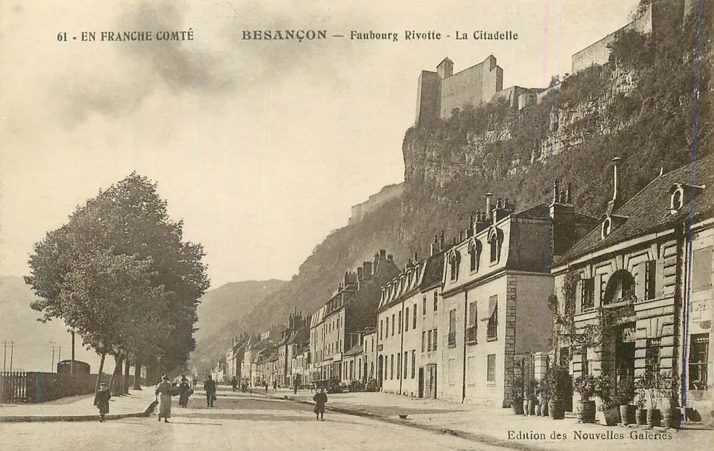 Besançon — Faubourg Rivotte — A Cidadela — Edição das Novas Galerias - Frente