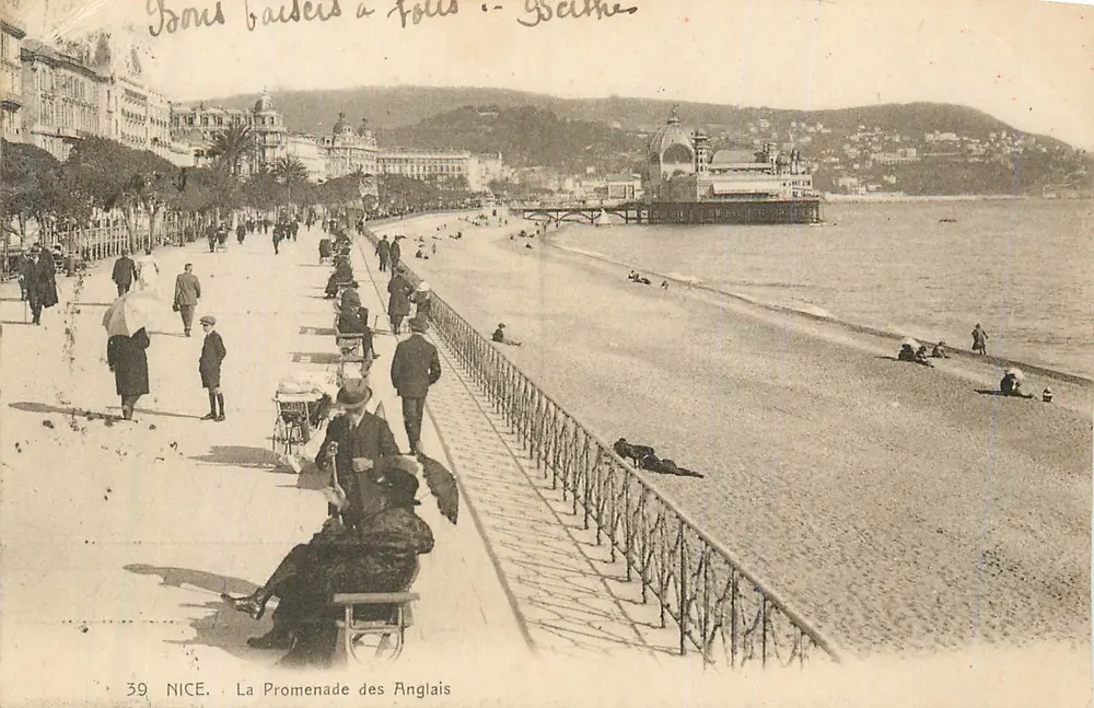 Nice - La Promenade des Anglais — Publisher 'Phototypie Annonay' n°39 - Front