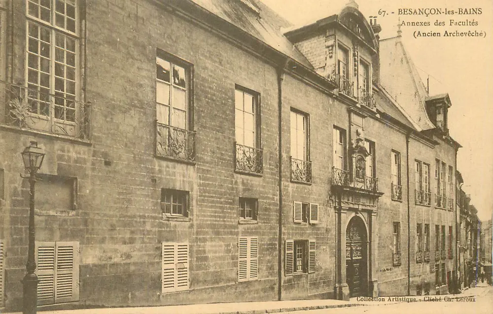 Besançon-les-Bains — Annexes des Facultés (Ancien Archevêché) — Collection Artistique, Chiché Ch. Leroux - Vorderseite