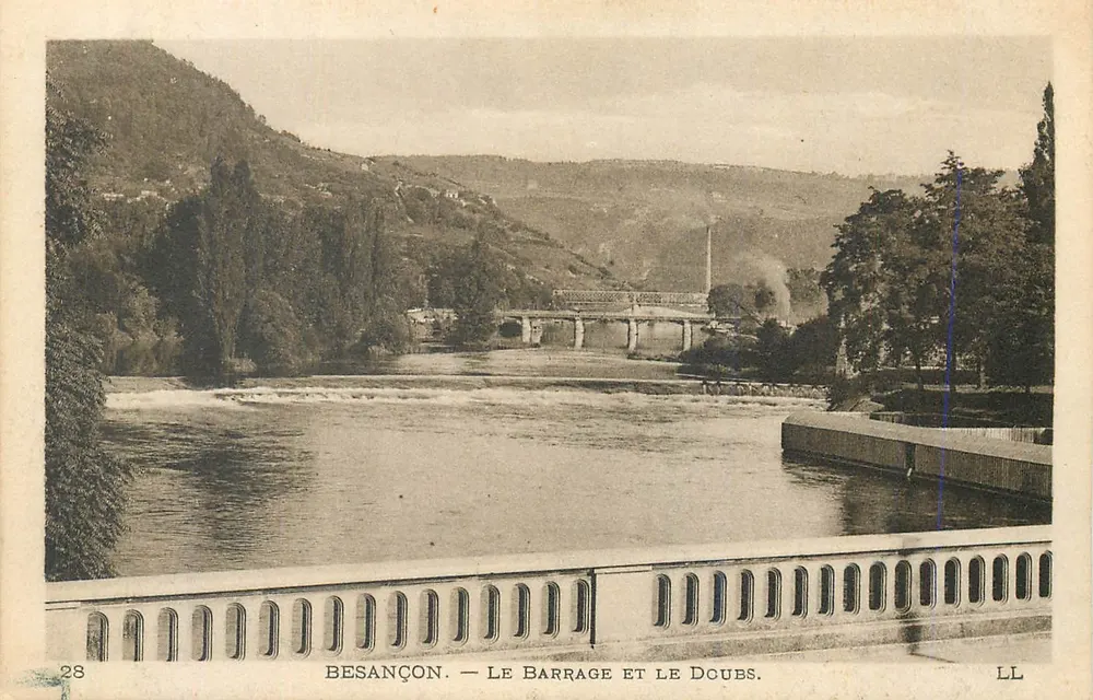 Besançon — O dique e o Doubs — LL, n°28 - Frente