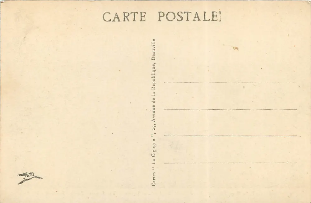 Deauville, a Praia das Flores — Hotel Royal (G. Wybo, arquiteto) - Verso