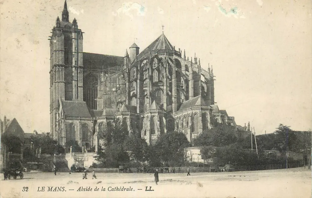 Le Mans — Abside da Catedral — LL. — n°32 - Frente