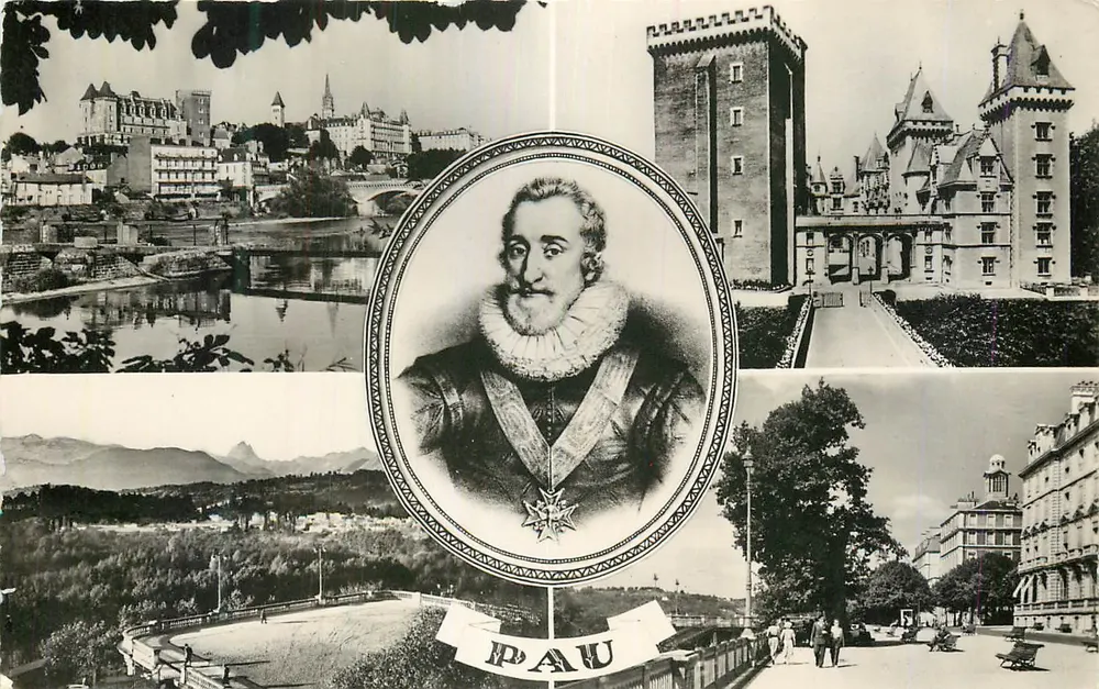 Pau — Kasteel, Gave, Portret van Hendrik IV — Réal-Photo - Voorkant