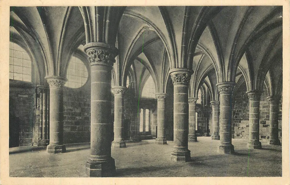Abtei Mont-Saint-Michel — Saal der Ritter — Verlag Commercial Historiques - Vorderseite