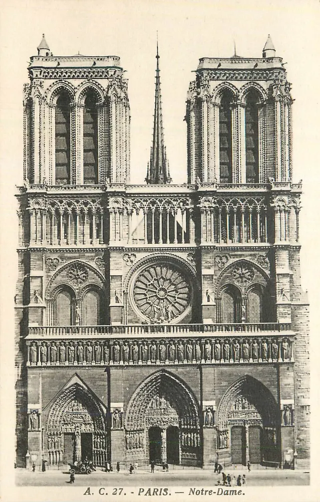 Nossa Senhora — Paris — A.C. 27 — Abelle-Cartes - Paris - Frente